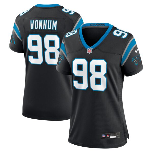 D.J. Wonnum Carolina Panthers Nike Women’s Game Jersey – Black
