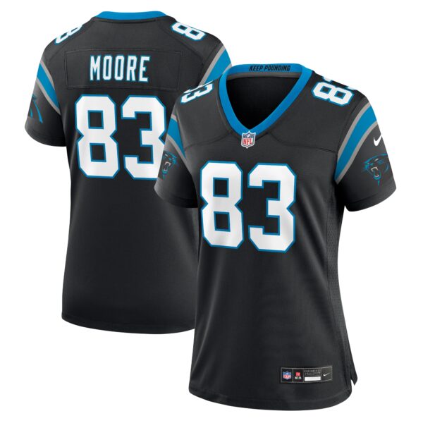 David Moore Carolina Panthers Nike Women’s Game Jersey – Black