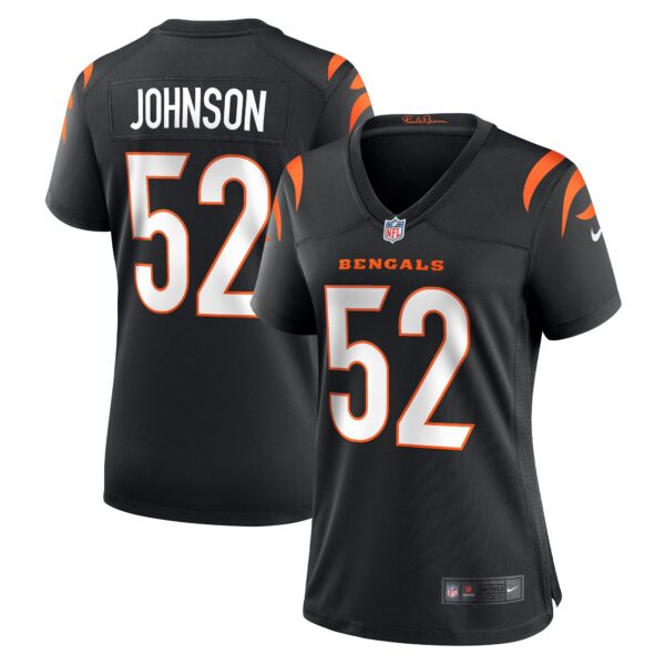 Cedric Johnson Cincinnati Bengals Nike Women’s Game Jersey – Black