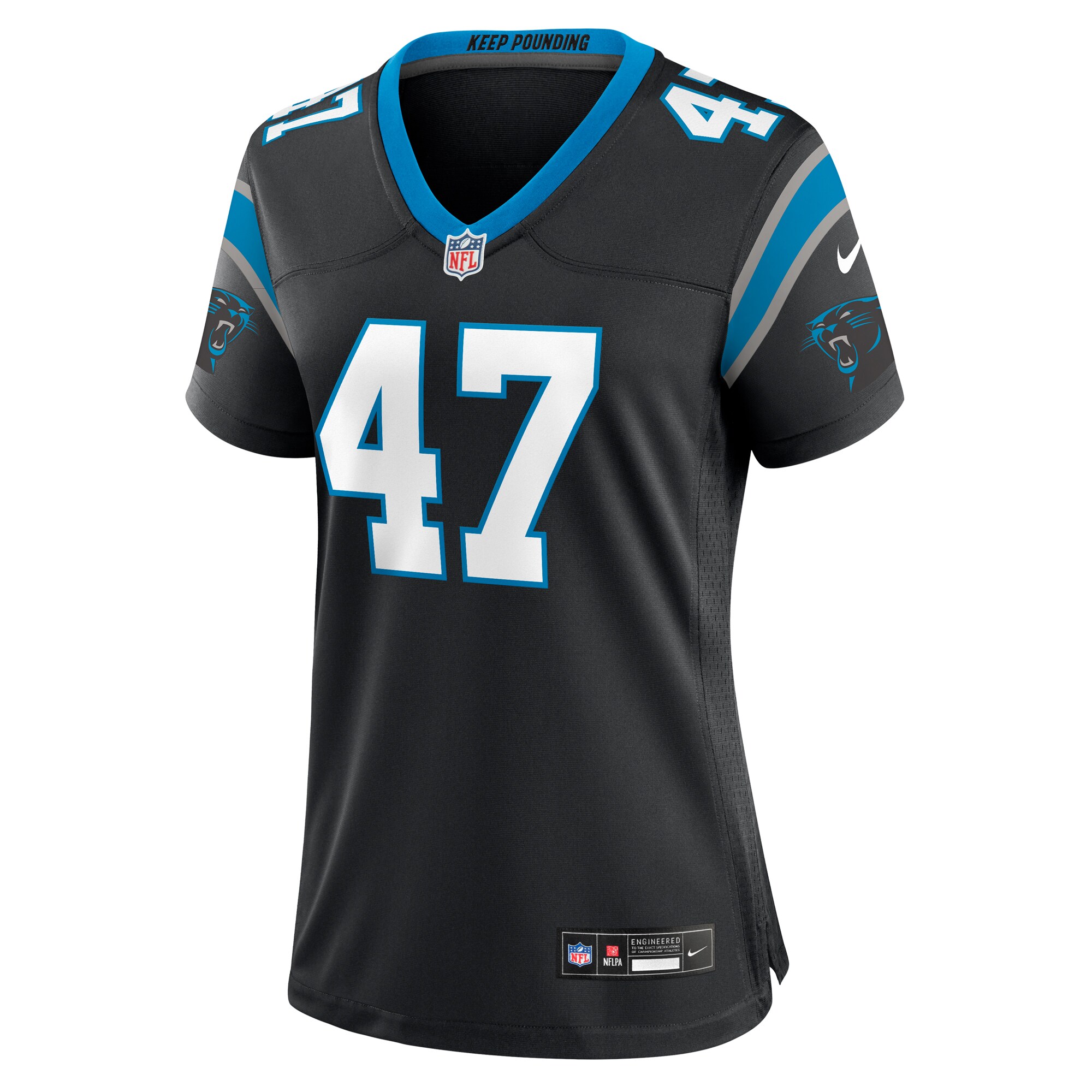 Josey Jewell Carolina Panthers Nike Women’s Game Jersey – Black - Image 2
