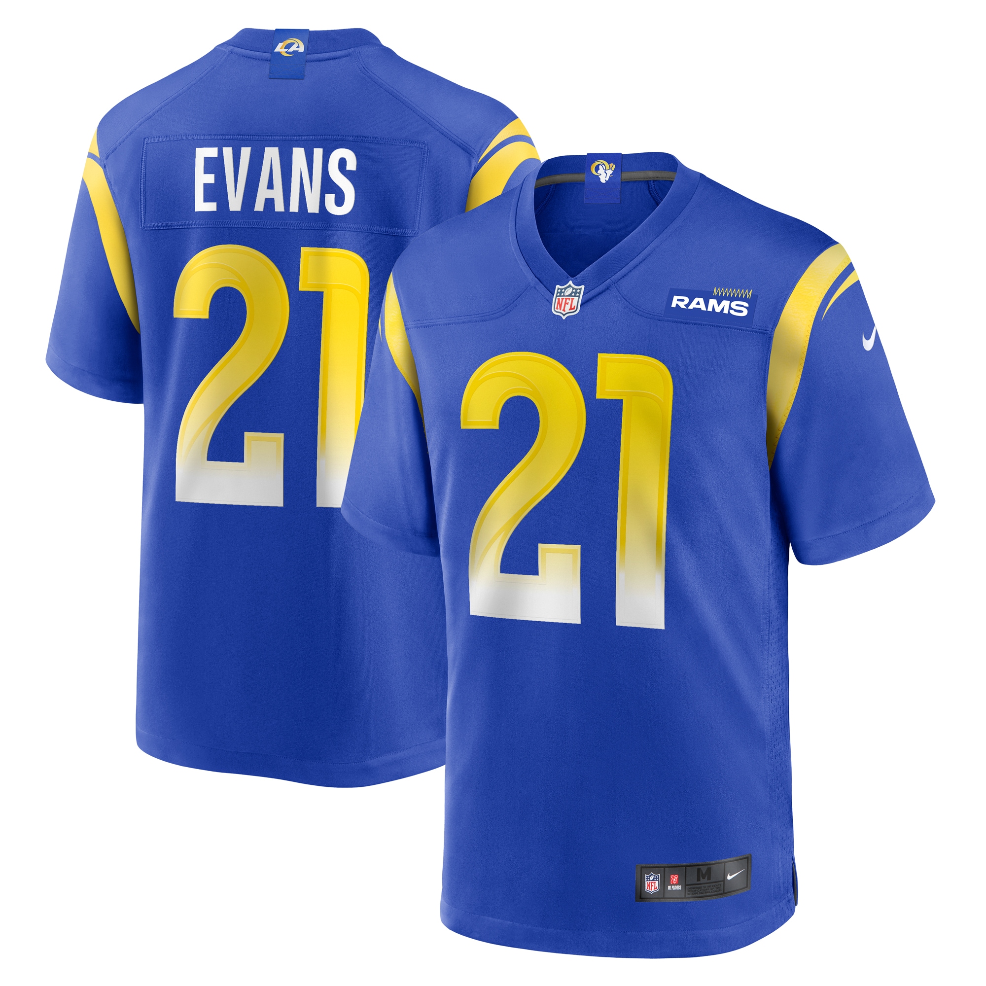 Zach Evans Los Angeles Rams Nike Home Game Jersey – Royal