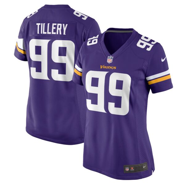 Jerry Tillery Minnesota Vikings Nike Women’s Game Jersey – Purple