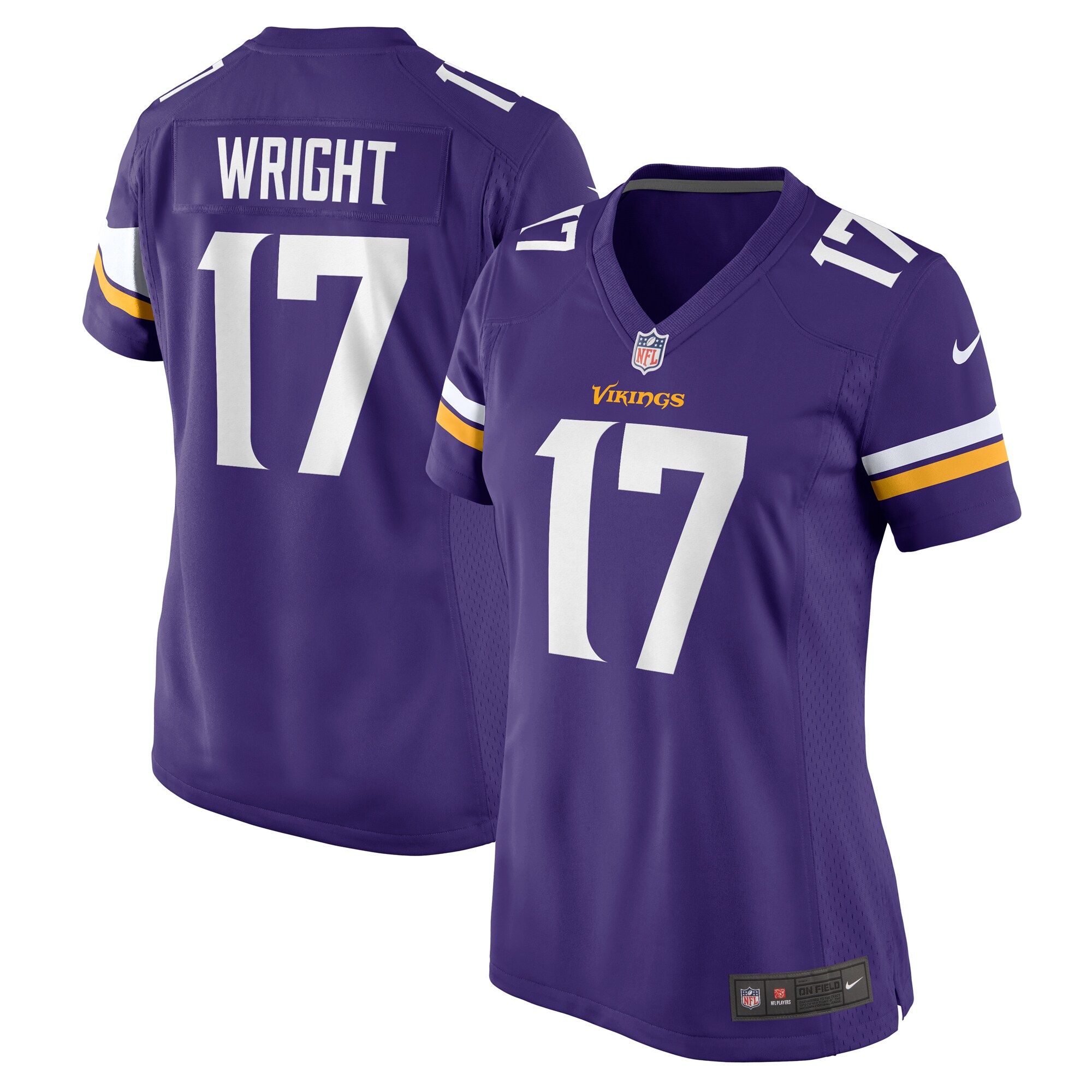 Ryan Wright Minnesota Vikings Nike Women’s Game Jersey – Purple