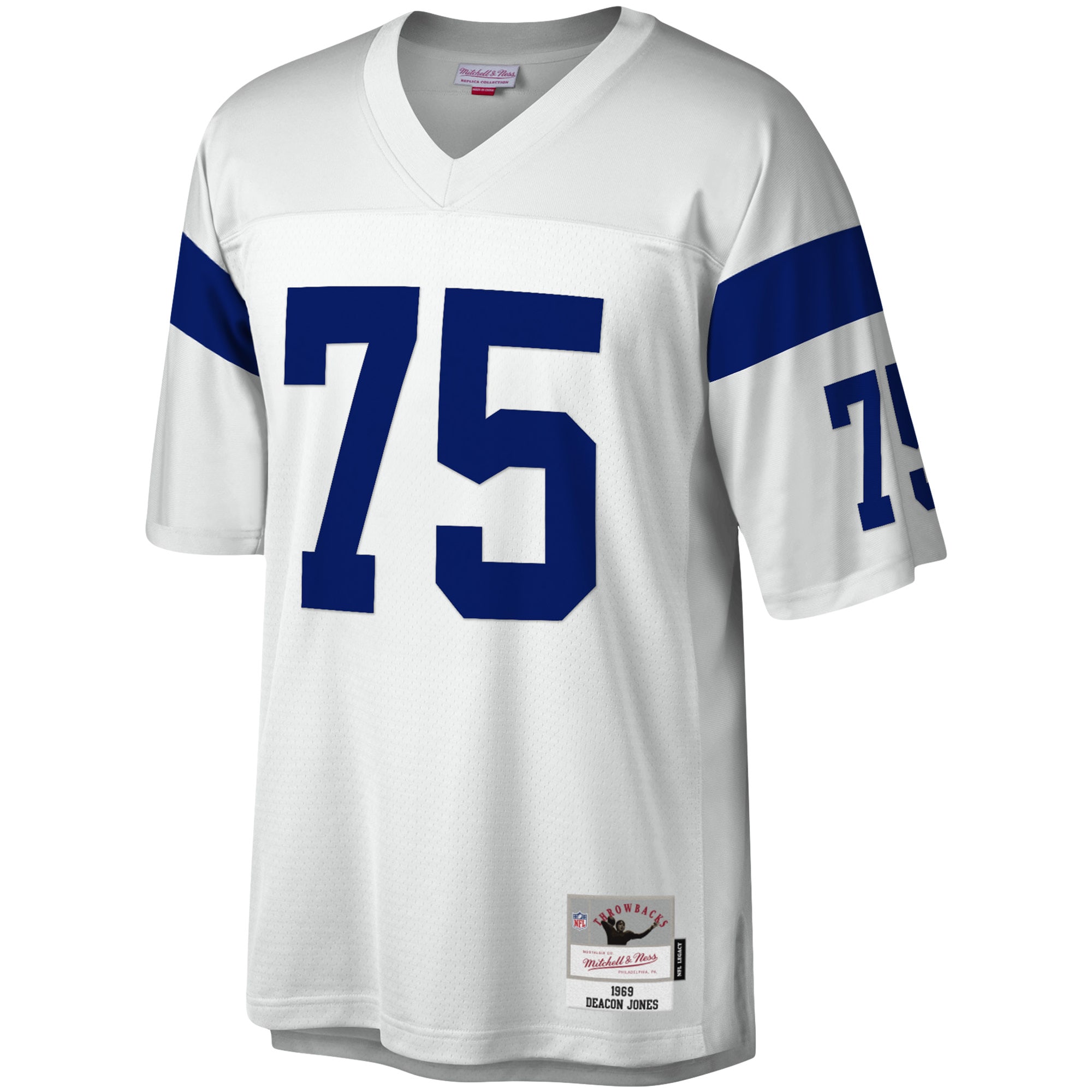 Deacon Jones Los Angeles Rams Mitchell & Ness Legacy Jersey – White