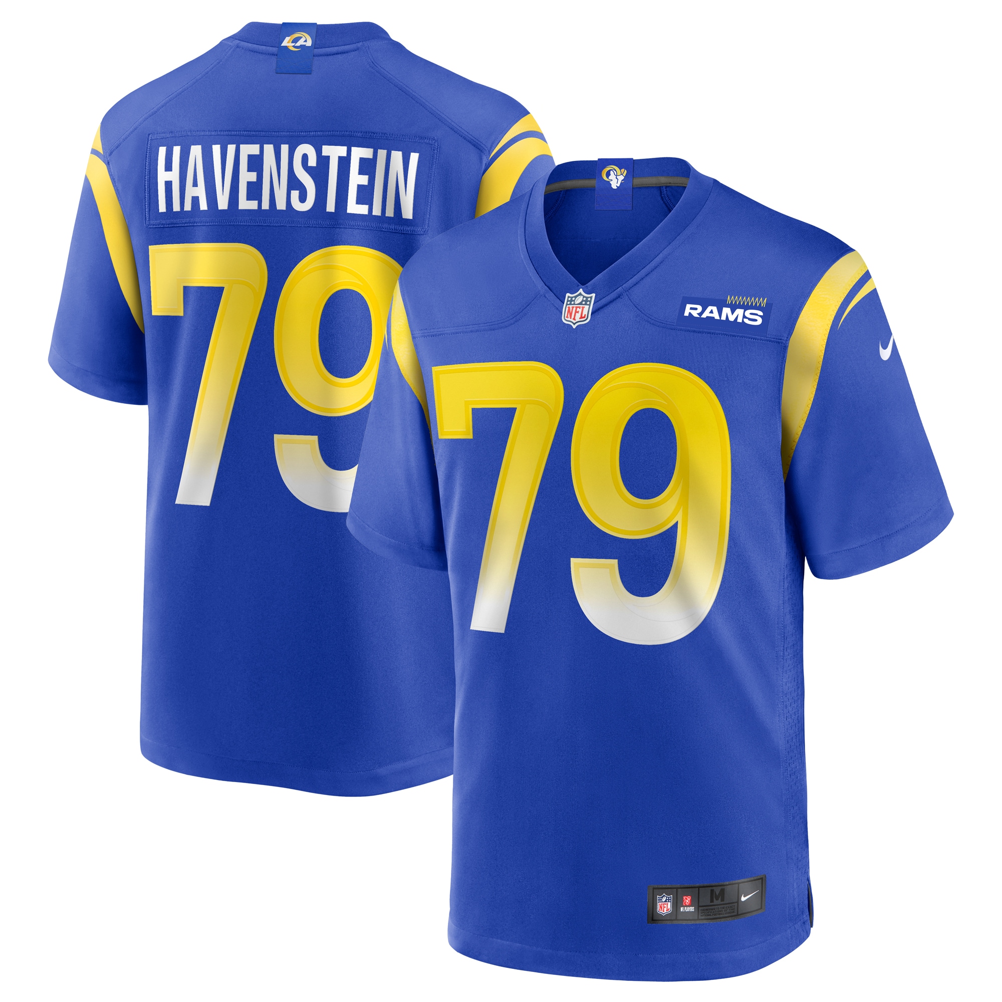 Rob Havenstein Los Angeles Rams Nike Game Jersey – Royal