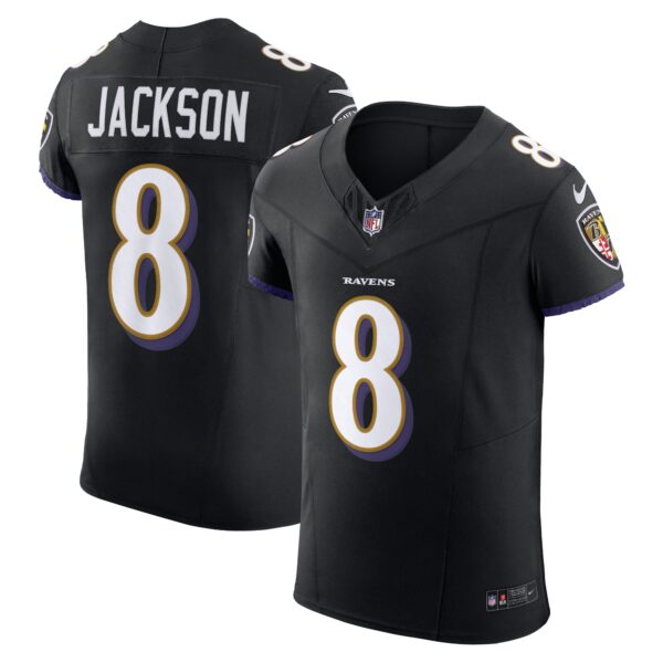Lamar Jackson Baltimore Ravens Nike Alternate Vapor F.U.S.E. Elite Jersey – Black