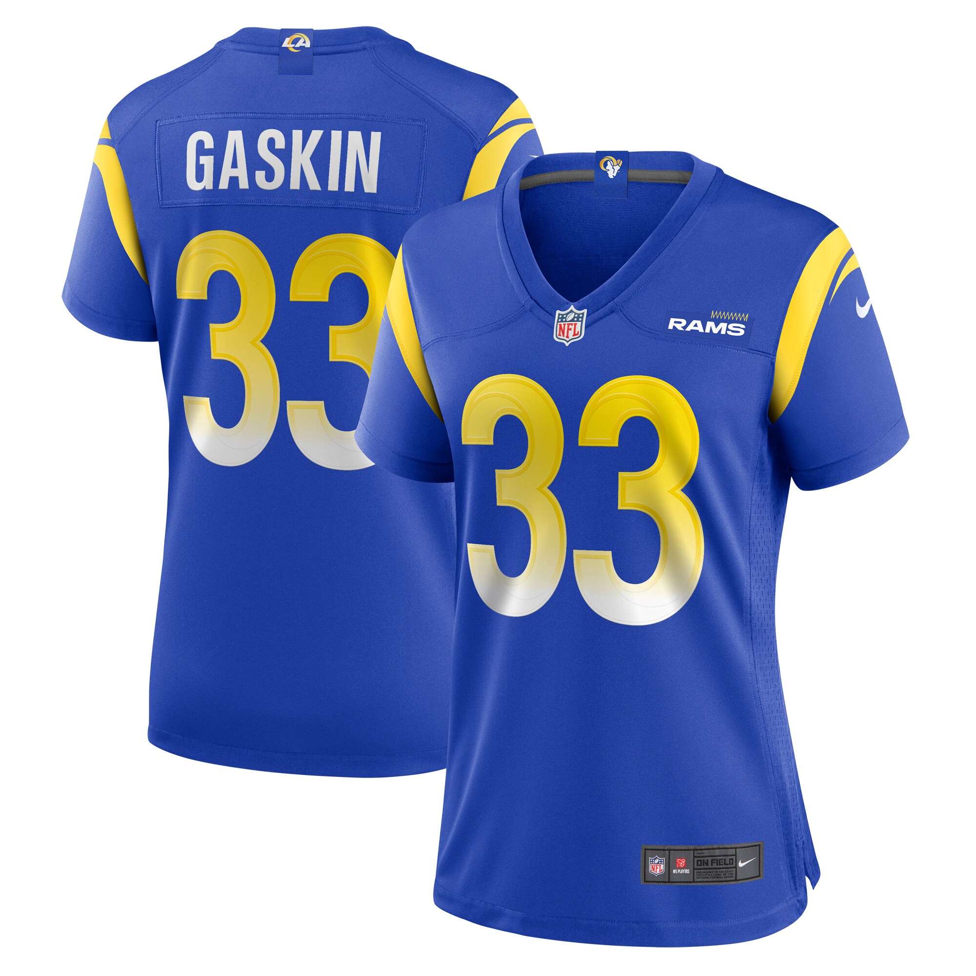 Myles Gaskin Los Angeles Rams Nike Women’s Game Jersey – Royal