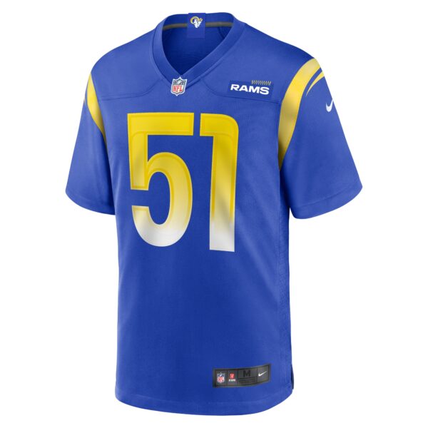 Zach VanValkenburg Los Angeles Rams Nike Team Game Jersey – Royal