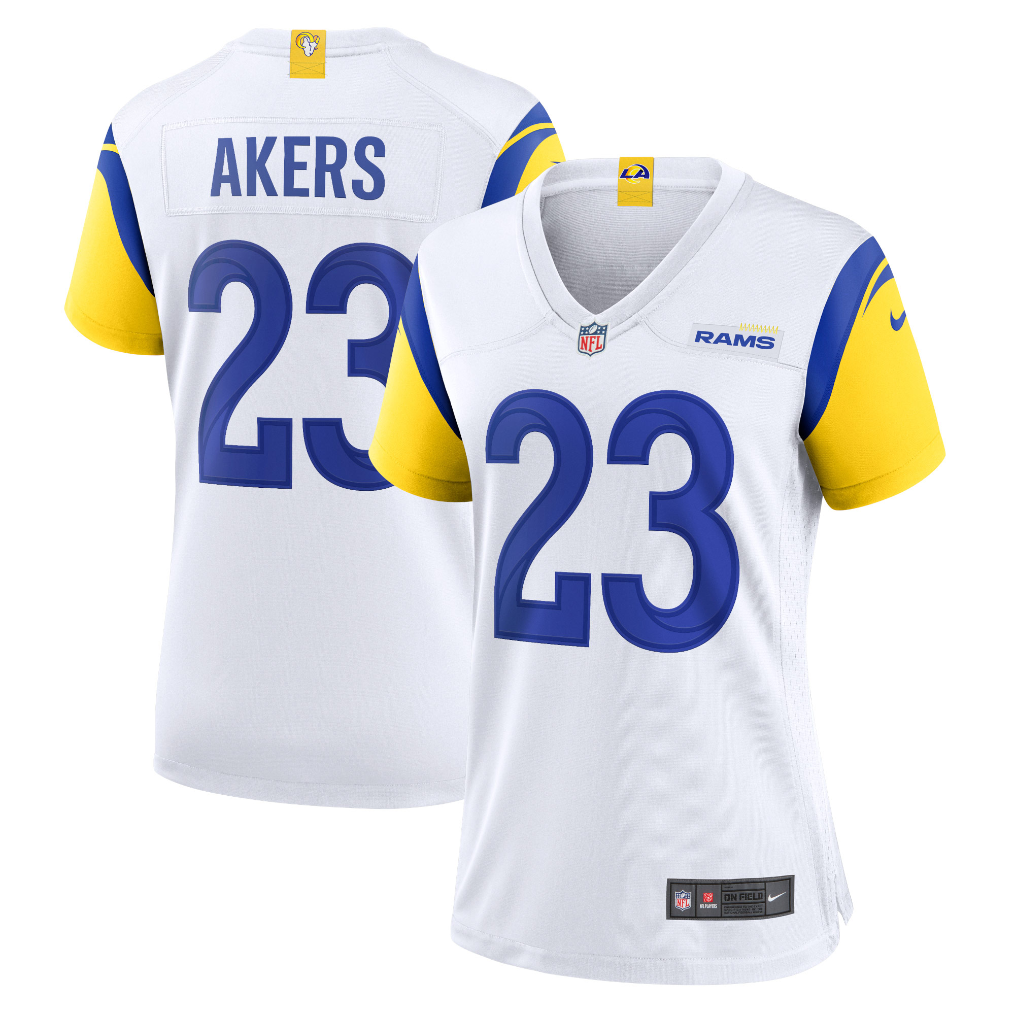 Cam Akers Los Angeles Rams Nike Women’s Game Jersey – Bone - Image 3