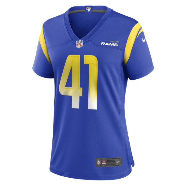 Cameron McCutcheon Los Angeles Rams Nike Women’s Game Jersey – Royal