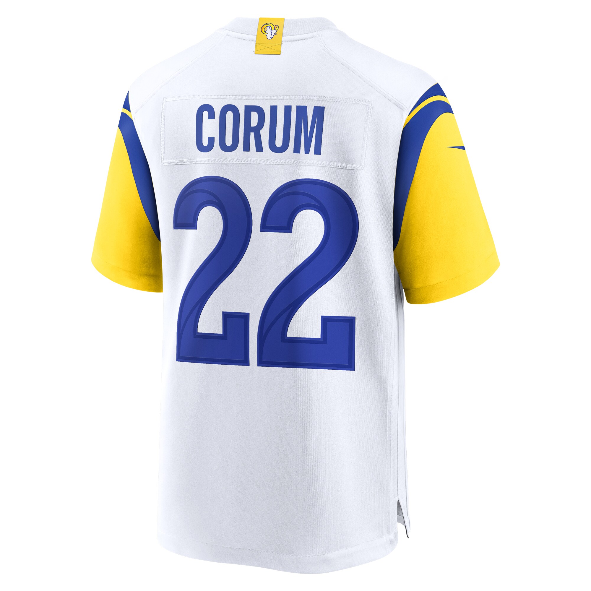 Blake Corum Los Angeles Rams Nike Game Jersey – White - Image 3