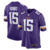 Joshua Dobbs Minnesota Vikings Nike Game Jersey – Purple