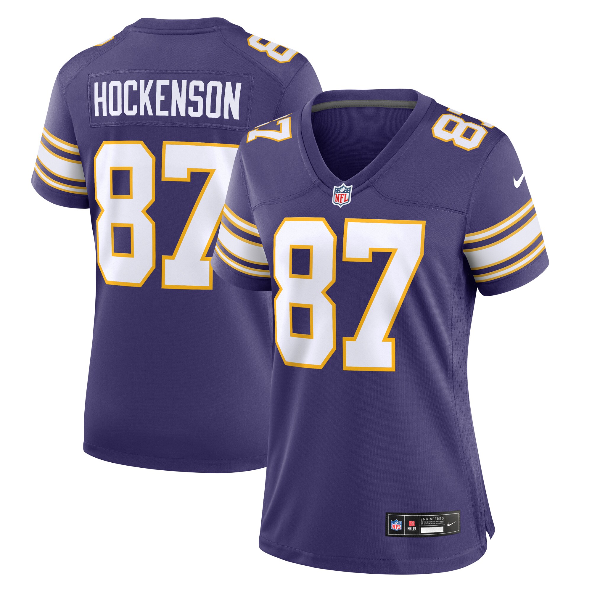 T.J. Hockenson Minnesota Vikings Nike Women’s Player Jersey – Purple