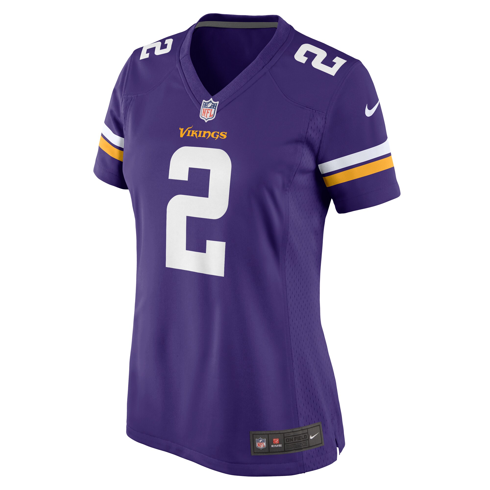 Stephon Gilmore Minnesota Vikings Nike Women’s Game Jersey – Purple - Image 2