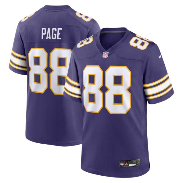 Alan Page Minnesota Vikings Nike Classic Retired Player Jersey – Purple