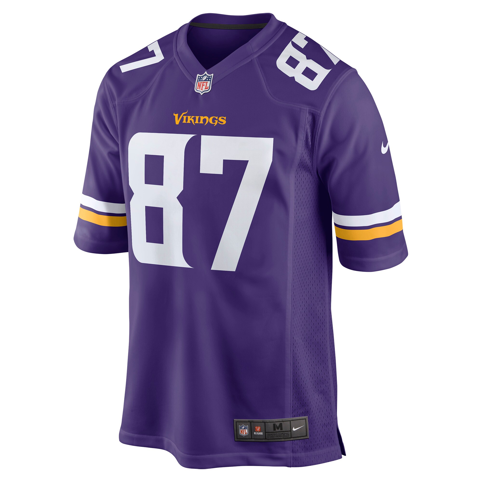 T.J. Hockenson Minnesota Vikings Nike Game Player Jersey – Purple - Image 2
