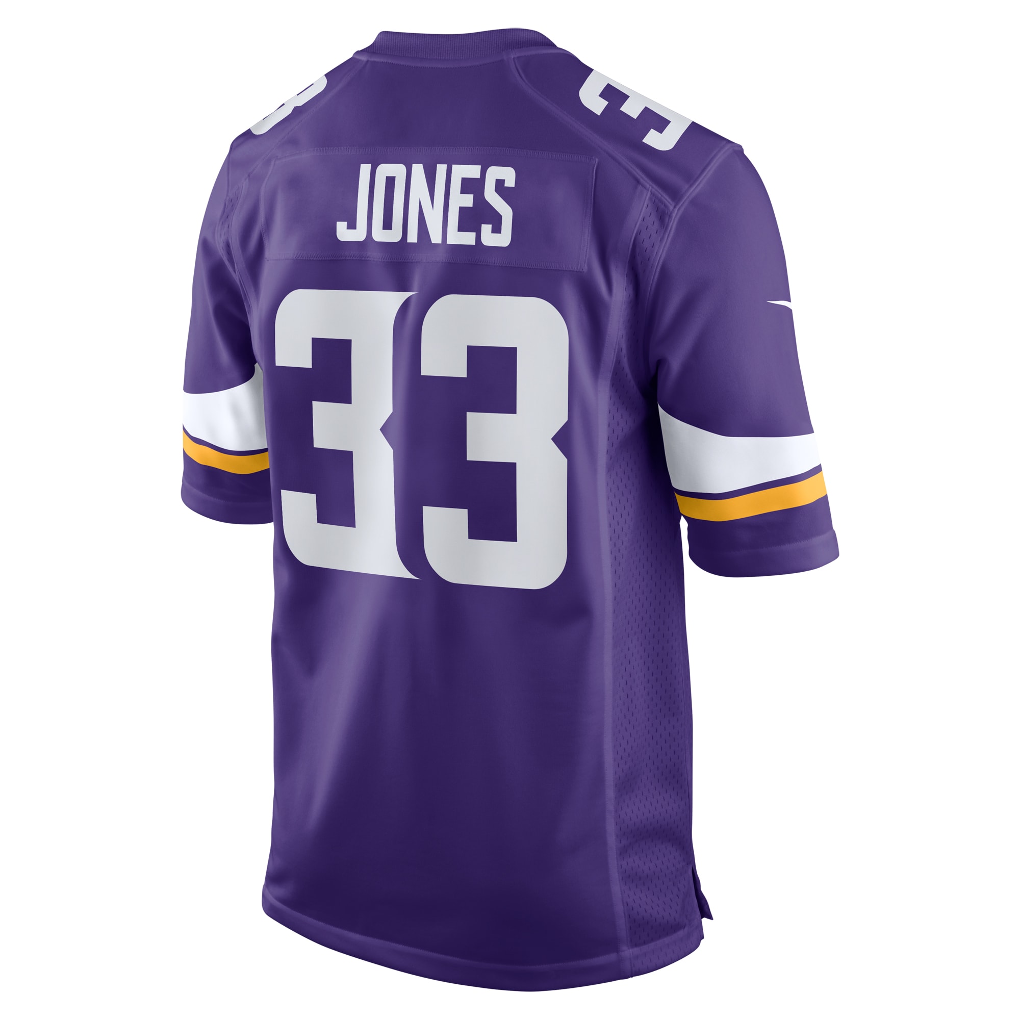 Aaron Jones Minnesota Vikings Nike Game Player Jersey – Purple - Image 3