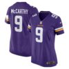 J.J. McCarthy Minnesota Vikings Nike Women’s 2024 NFL Draft First Round Pick Player Game Jersey – Purple