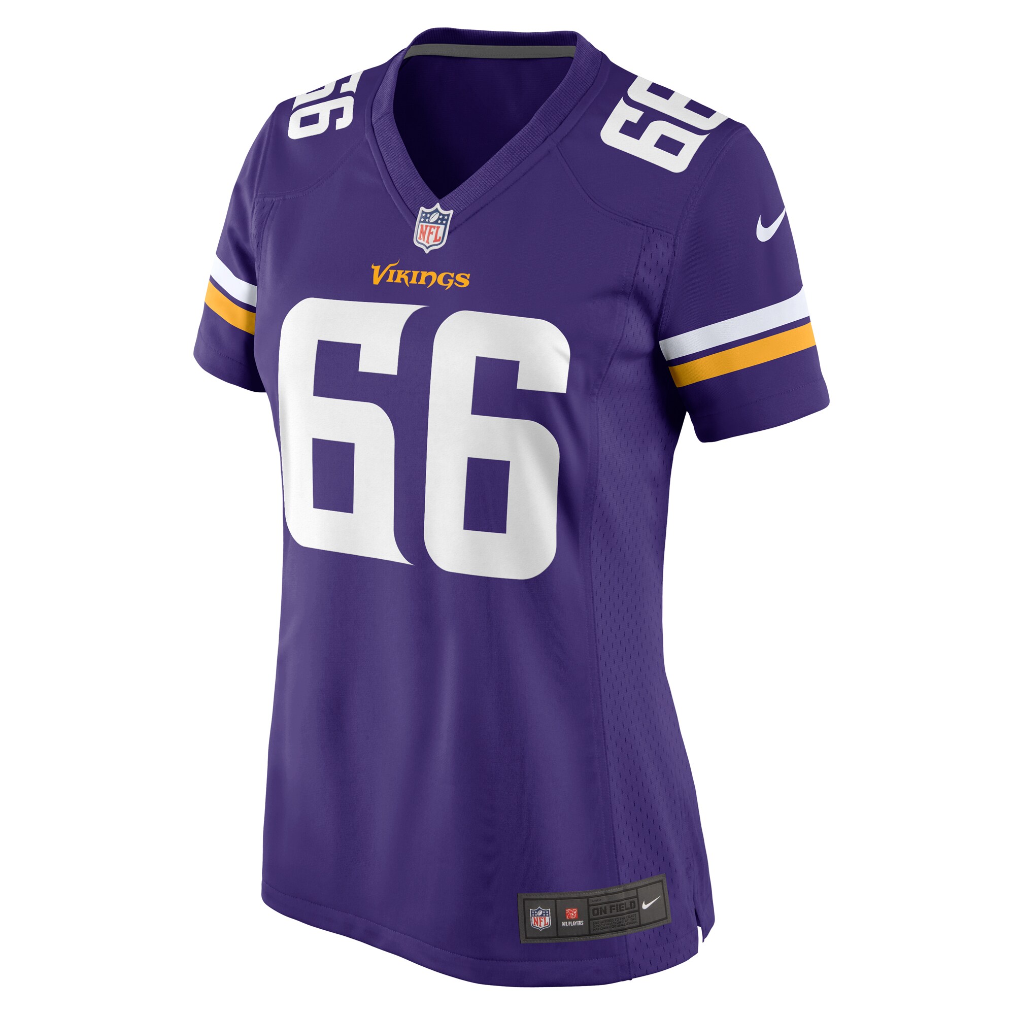 Dalton Risner Minnesota Vikings Nike Women’s Game Jersey – Purple - Image 2