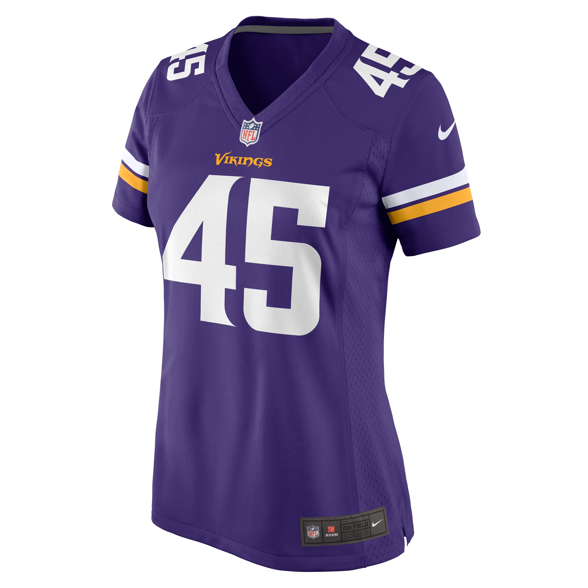 Jordan Kunaszyk Minnesota Vikings Nike Women’s Game Jersey – Purple - Image 2