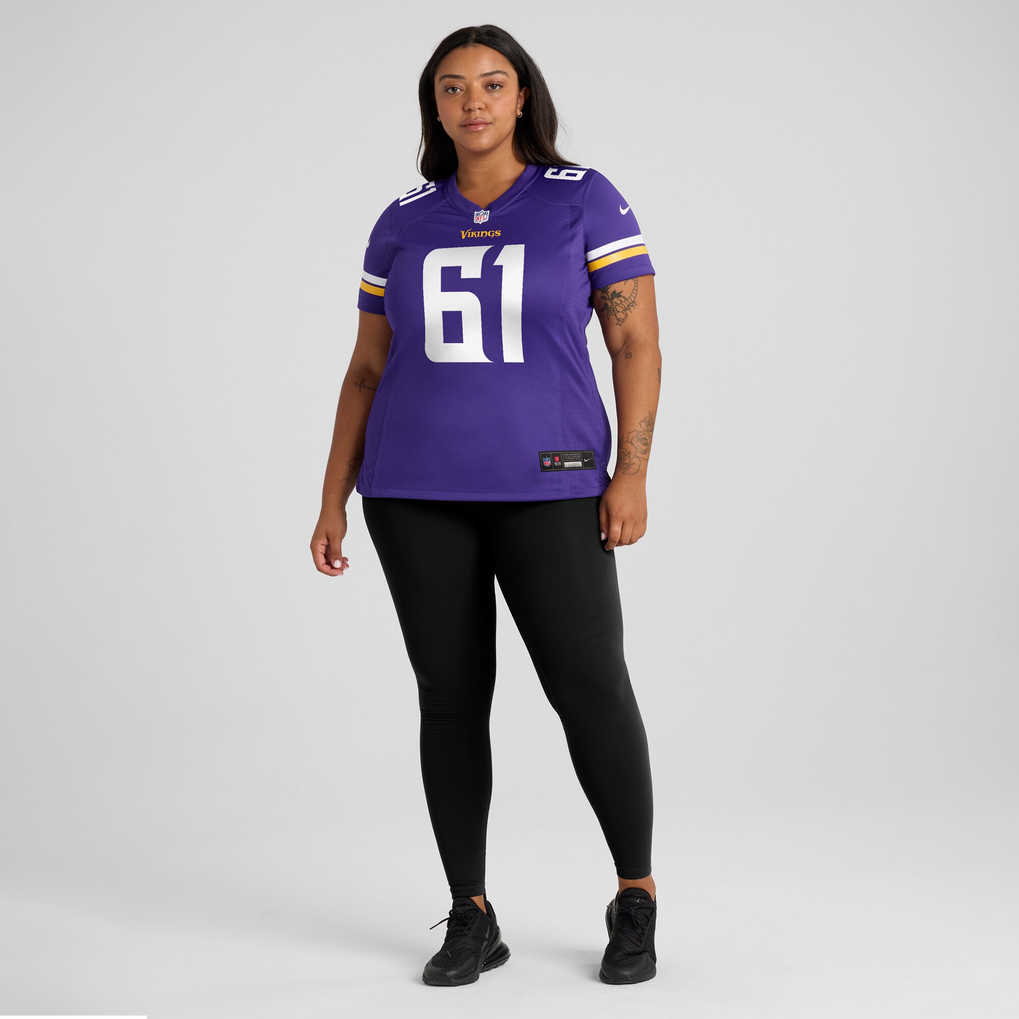 Jalen Redmond Minnesota Vikings Nike Women’s Game Jersey – Purple - Image 2