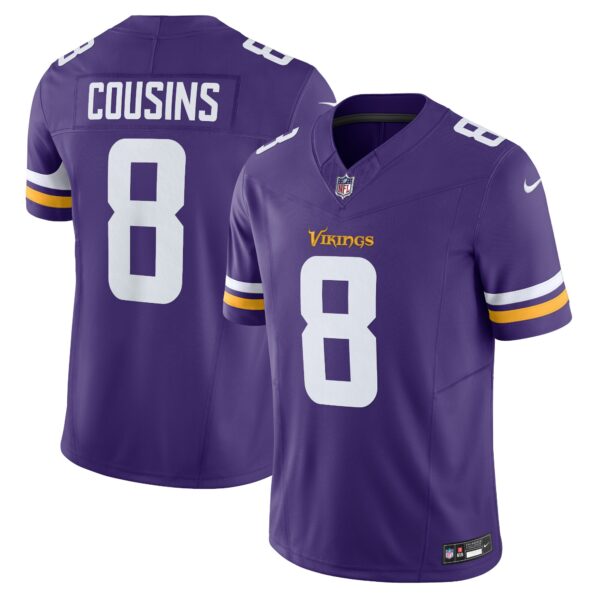 Kirk Cousins Minnesota Vikings Nike Vapor F.U.S.E. Limited Jersey – Purple