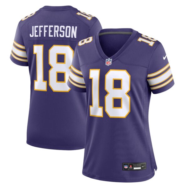 Justin Jefferson Minnesota Vikings Nike Women’s Player Jersey – Purple