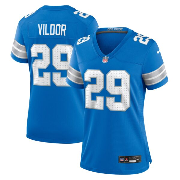Kindle Vildor Detroit Lions Nike Women’s Team Game Jersey – Blue