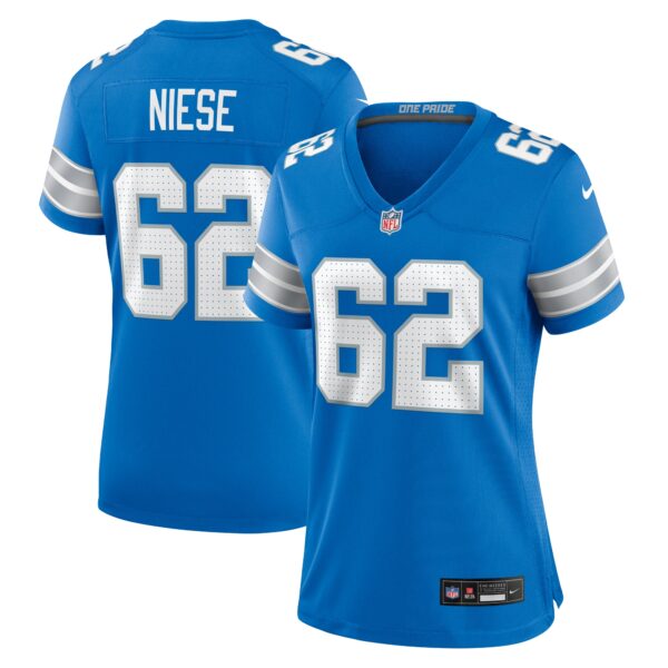 Michael Niese Detroit Lions Nike Women’s Team Game Jersey – Blue