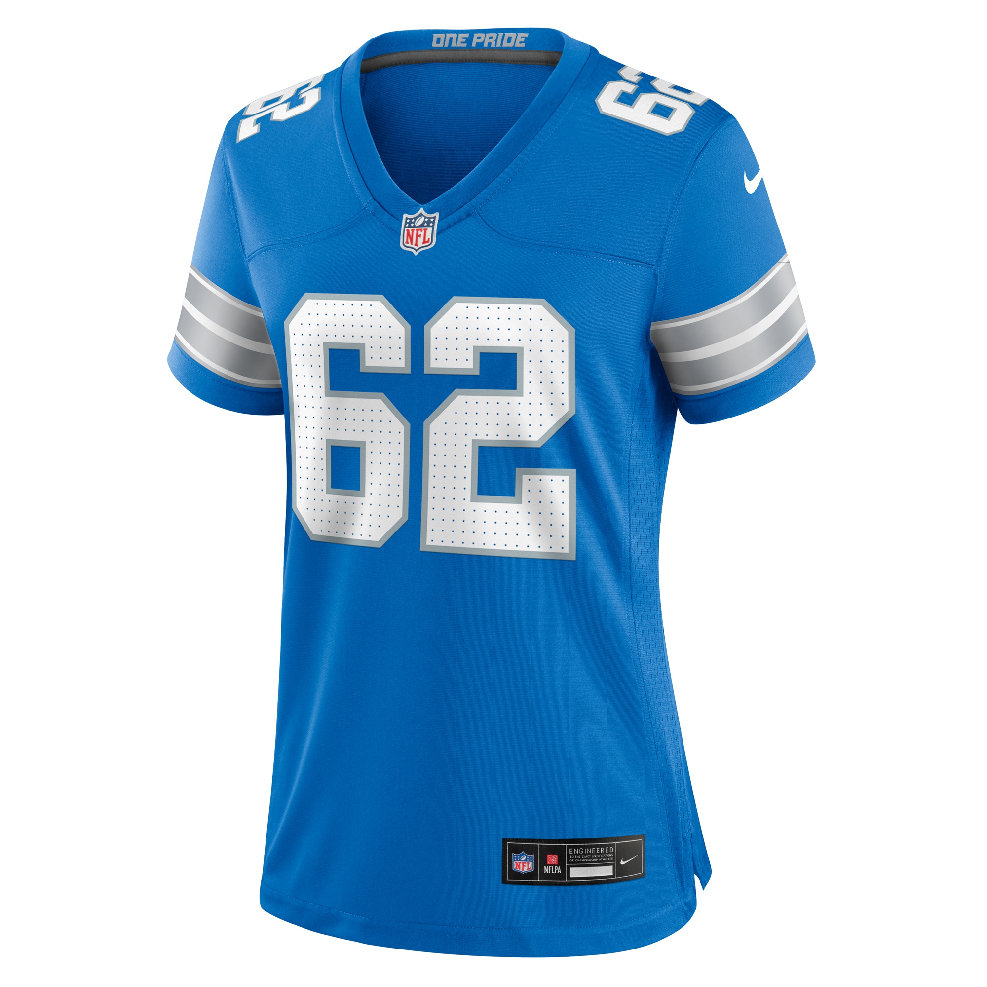 Michael Niese Detroit Lions Nike Women’s Team Game Jersey – Blue - Image 2