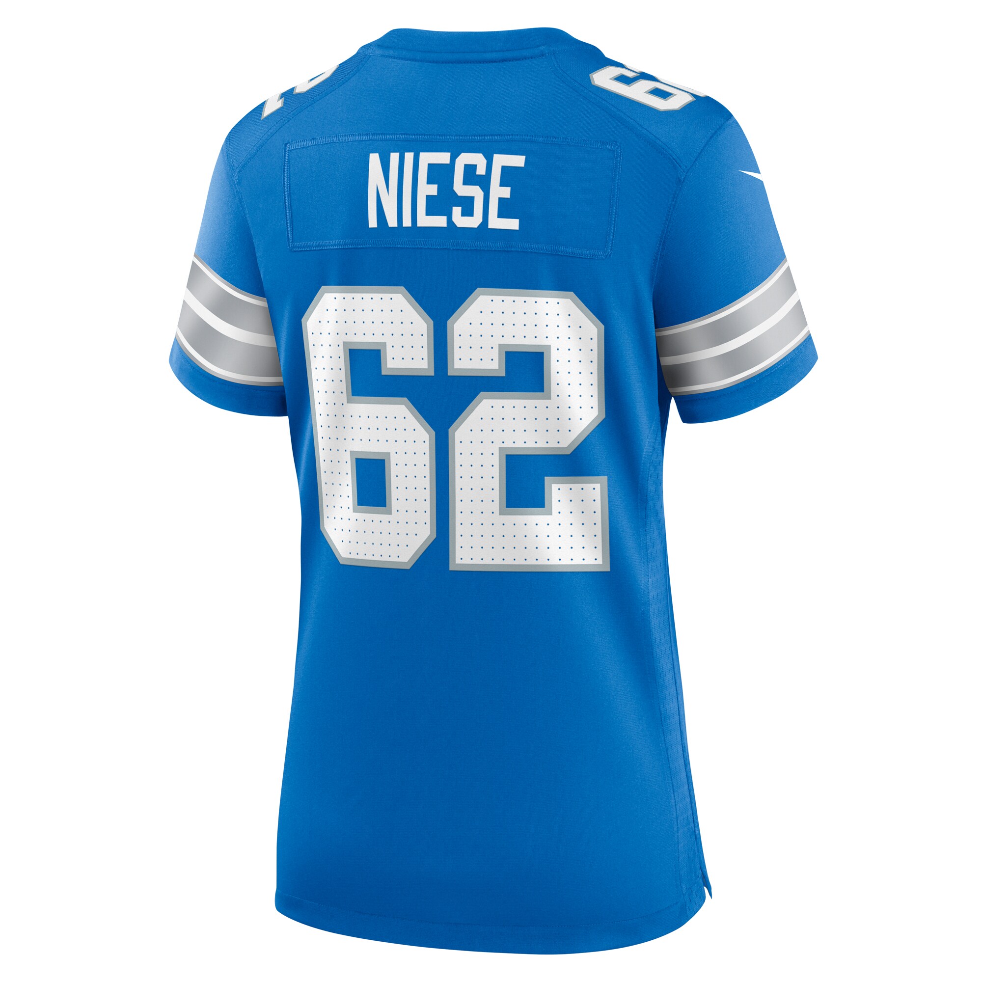 Michael Niese Detroit Lions Nike Women’s Team Game Jersey – Blue - Image 3