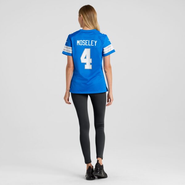 Emmanuel Moseley Detroit Lions Nike Women’s Team Game Jersey – Blue