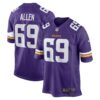 Jared Allen Minnesota Vikings Nike Retired Player Game Jersey – Purple