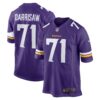 Christian Darrisaw Minnesota Vikings Nike Game Jersey – Purple