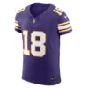 Justin Jefferson Minnesota Vikings Nike Alternate Vapor F.U.S.E. Elite Jersey – Purple