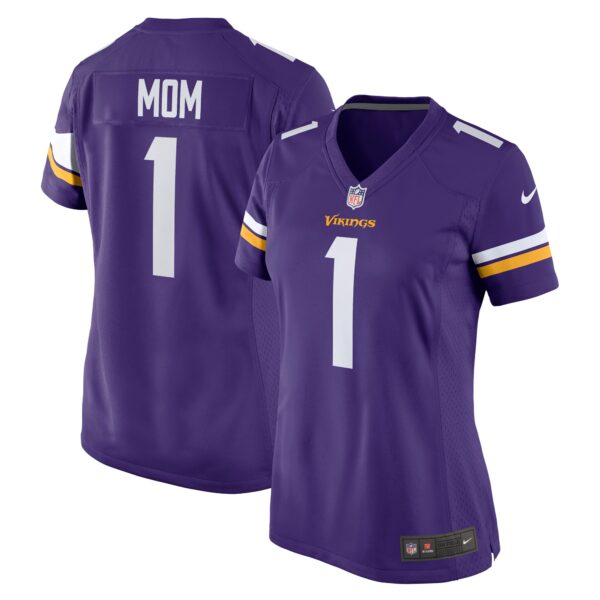 Number 1 Mom Minnesota Vikings Nike Women’s Game Jersey – Purple