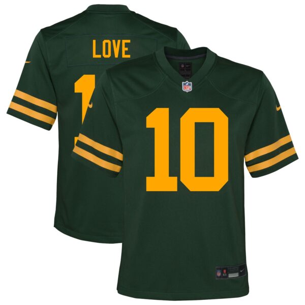Jordan Love Green Bay Packers Nike Youth Alternate Game Jersey – Green
