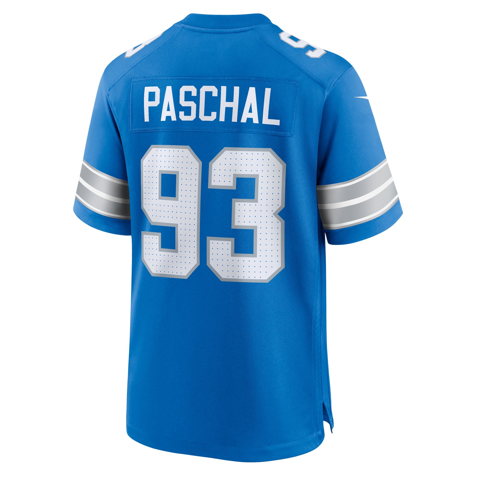 Josh Paschal Detroit Lions Nike Team Game Jersey – Blue - Image 2