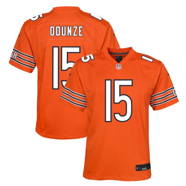 Rome Odunze Chicago Bears Nike Youth Alternate Game Jersey – Orange