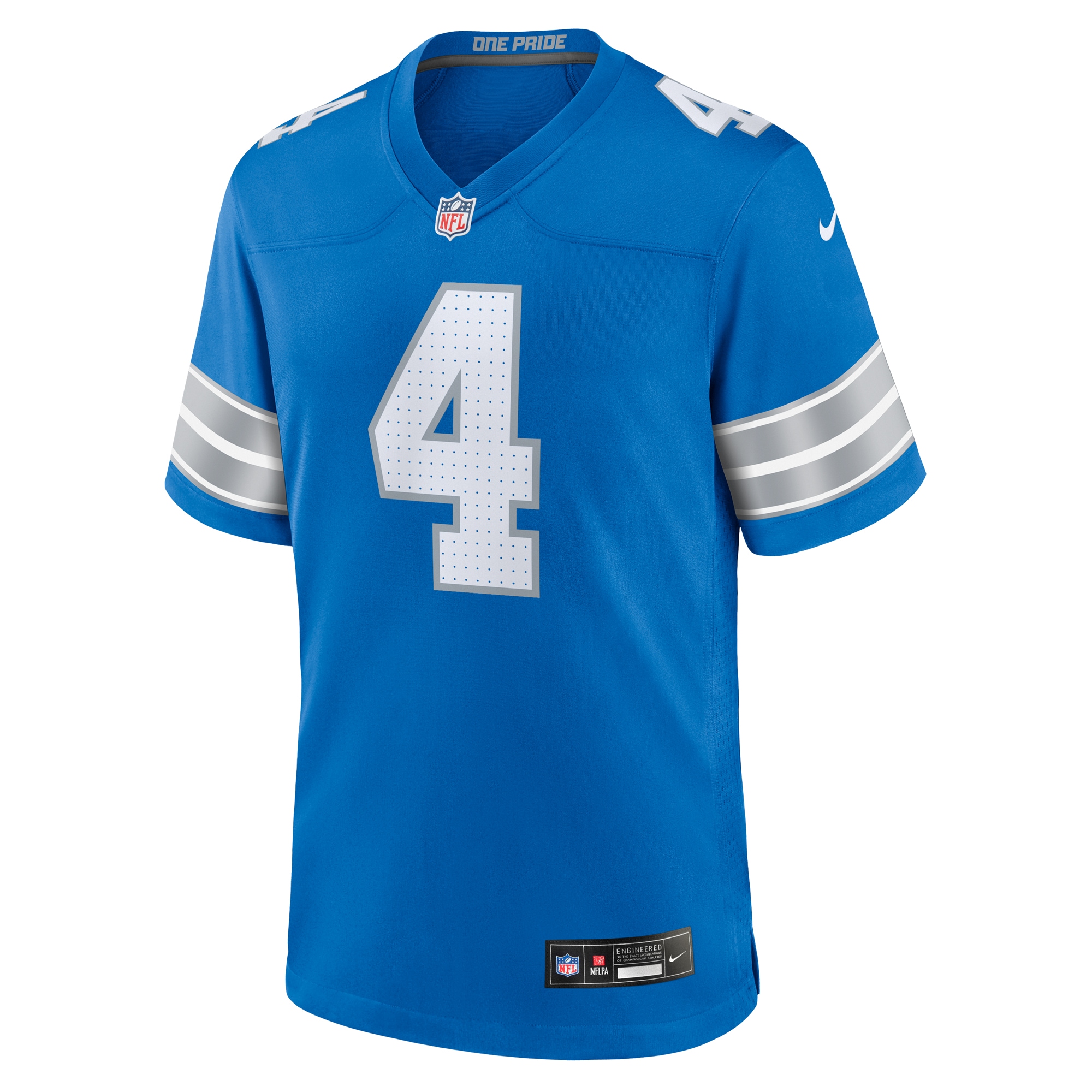 Emmanuel Moseley Detroit Lions Nike Team Game Jersey – Blue