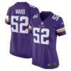Jihad Ward Minnesota Vikings Nike Women’s Team Game Jersey – Purple