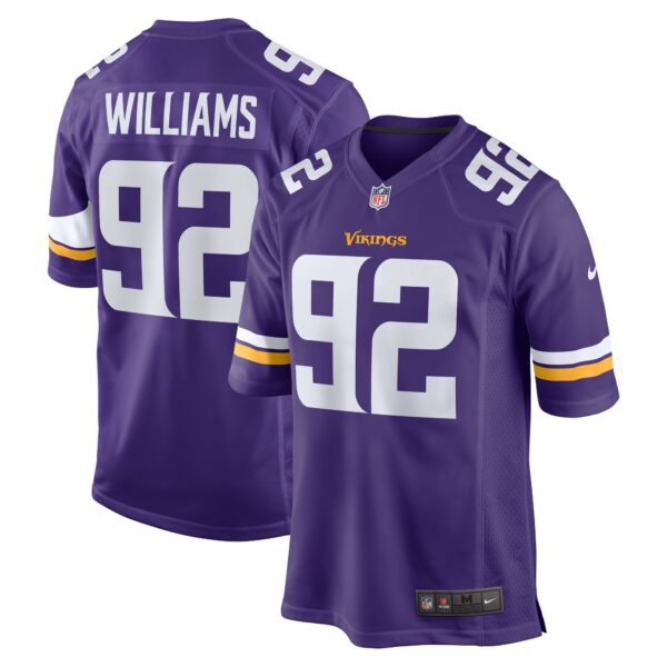 Jonah Williams Minnesota Vikings Nike Team Game Jersey – Purple