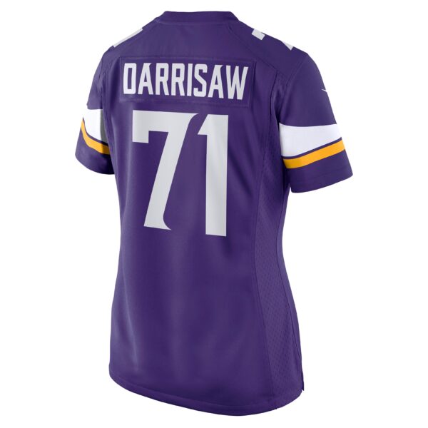Christian Darrisaw Minnesota Vikings Nike Women’s Game Jersey – Purple