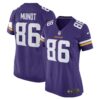 Johnny Mundt Minnesota Vikings Nike Women’s Game Player Jersey – Purple