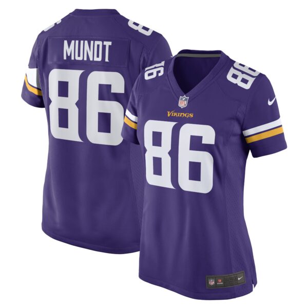 Johnny Mundt Minnesota Vikings Nike Women’s Game Player Jersey – Purple