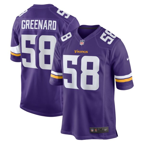 Jonathan Greenard Minnesota Vikings Nike Team Game Jersey – Purple