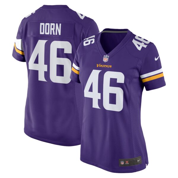 Myles Dorn Minnesota Vikings Nike Women’s Game Jersey – Purple