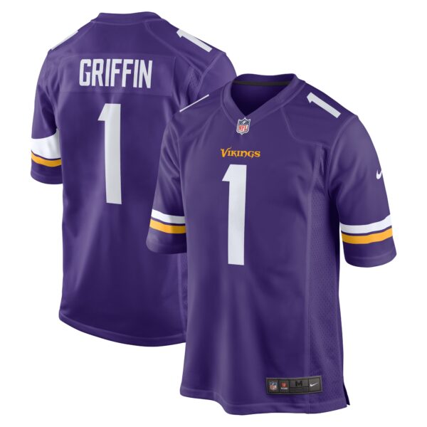 Shaquill Griffin Minnesota Vikings Nike Team Game Jersey – Purple