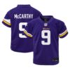 J.J. McCarthy Minnesota Vikings Nike Preschool Player Game Jersey – Purple