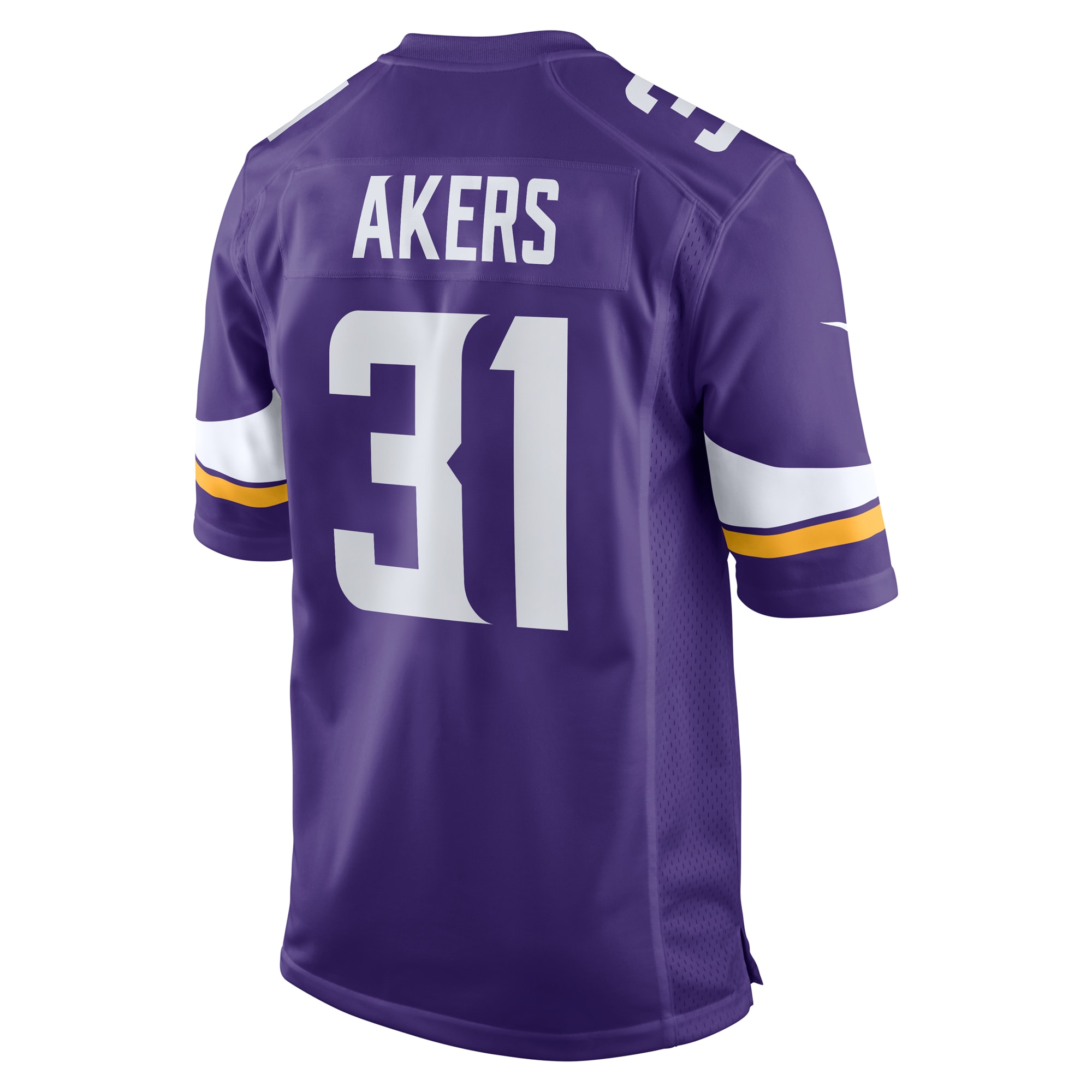 Cam Akers Minnesota Vikings Nike Game Jersey – Purple - Image 3